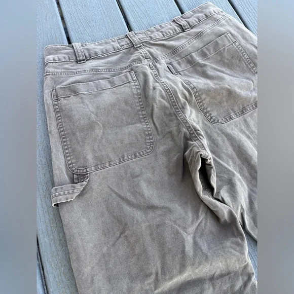 Abercrombie & Fitch Jeans Men’s 33x29 Brown Carpenter Athletic Loose Y2K - Picture 6 of 9